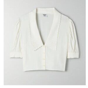 Aritzia Sunday Best Solitaire Blouse in White